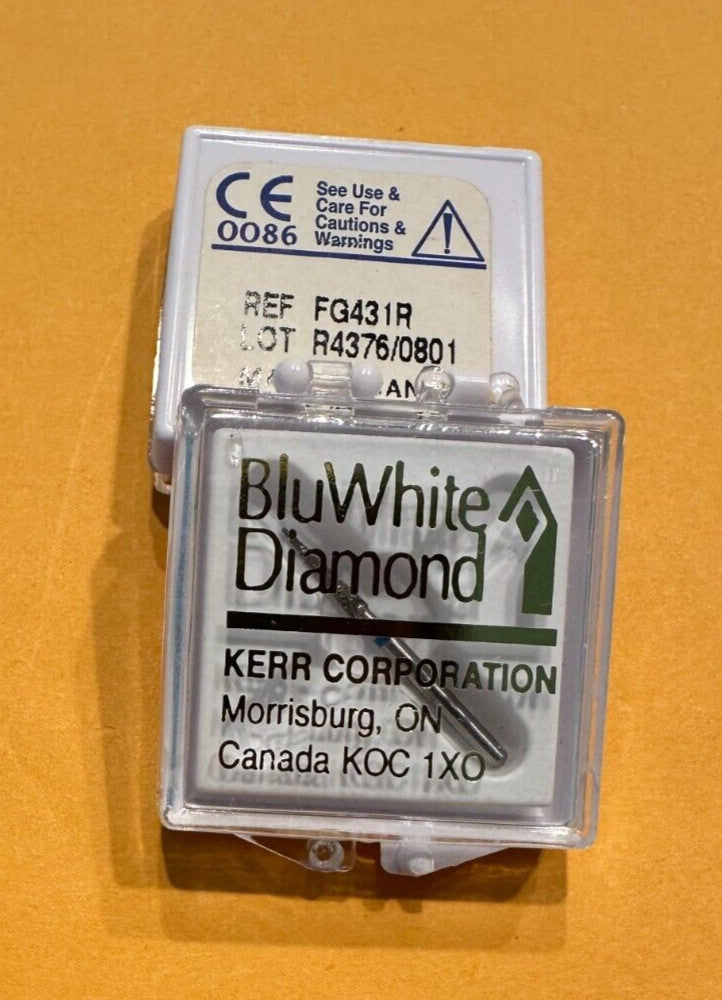 Kerr Dental BluWhite Precision Cut Dental Diamonds FLAME  2 units