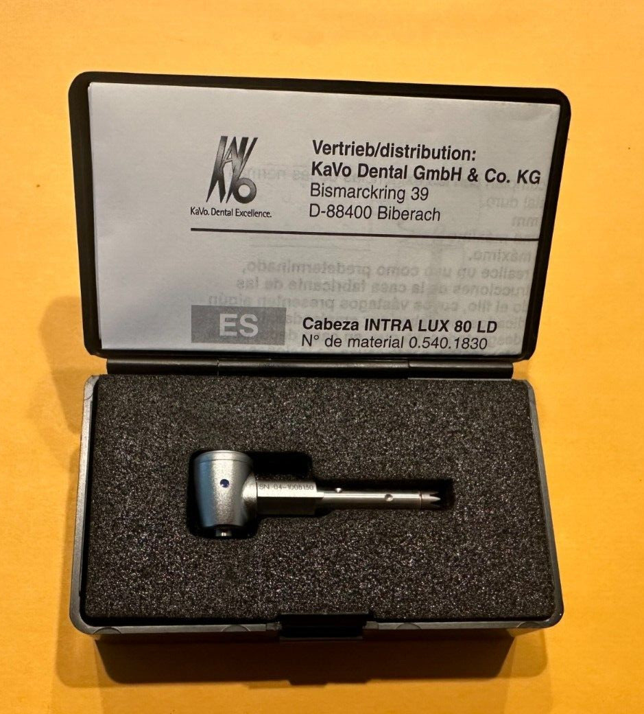 KAVO 80 LD  INTRA LUX Head.   Push Button.  Friction Grip.  1:1.