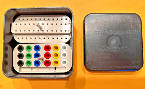 Dental Endo Organizer 48 Holes + Gutta. VDW SEMI-BOX 2000.  VDW Germany