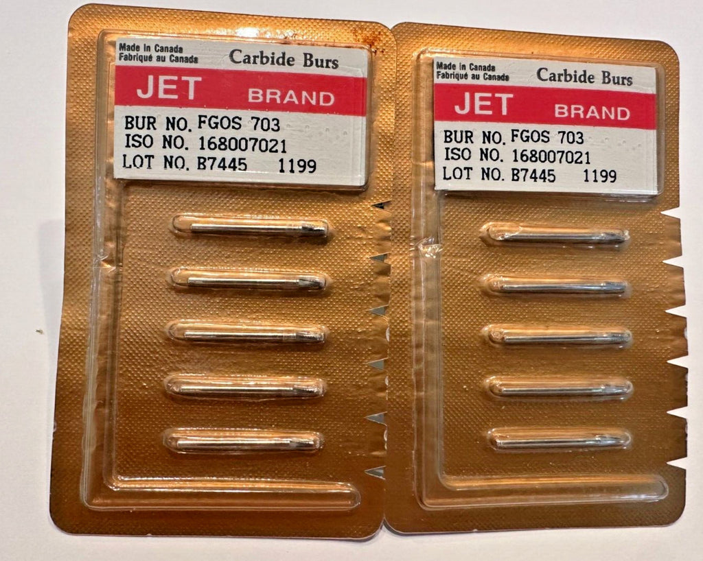 KERR JET Dental Surgical Carbide Bur FGOS 700  701  702  703 & 556   Made Canada