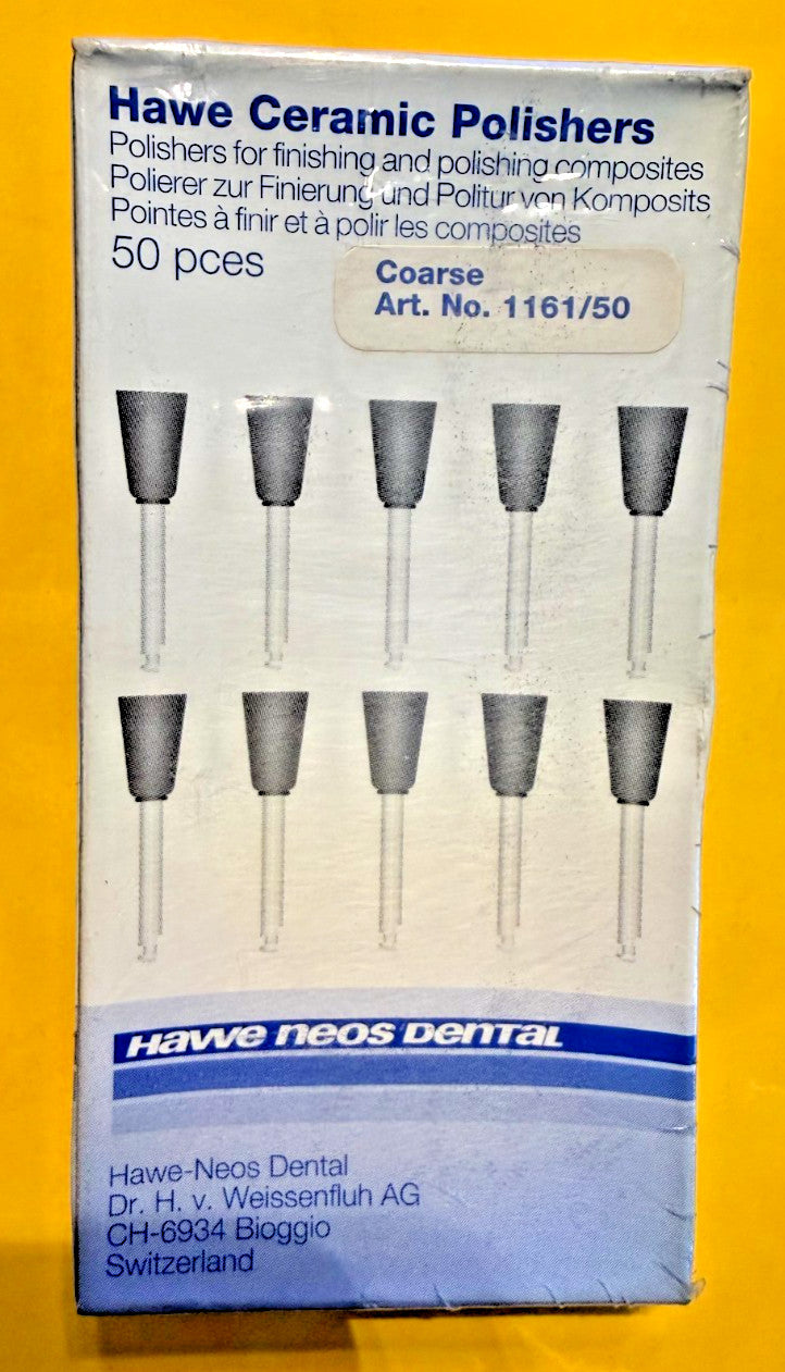 CERAMIC POLISHERS RA CUP COARSE 50 units HAWE a KERR Company