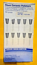 CERAMIC POLISHERS RA CUP COARSE 50 units HAWE a KERR Company