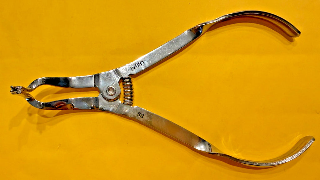 Ivory Rubber Dam Clamp Forceps,  OPEN BOX