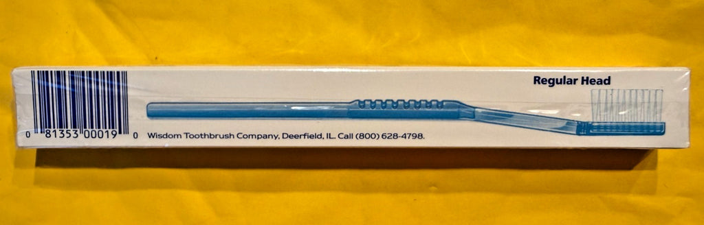 12 x WISDOM Toothbrush PLAQUE CONTROL 2P  Pack of 12 units. UK made