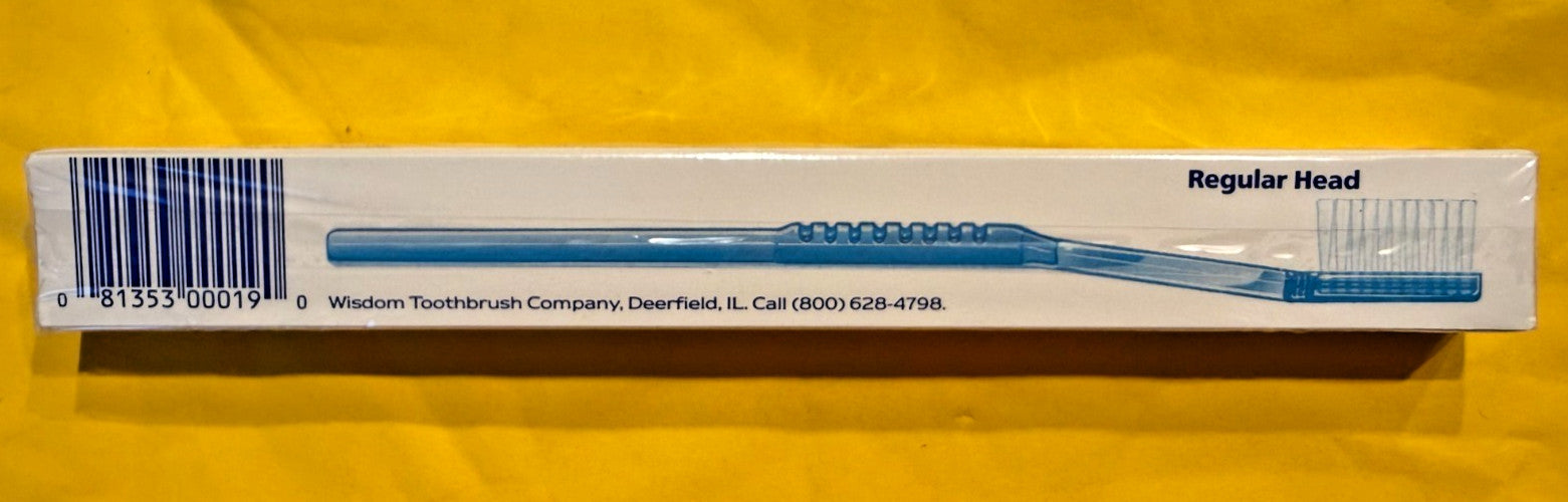 12 x WISDOM Toothbrush PLAQUE CONTROL 2P  Pack of 12 units. UK made