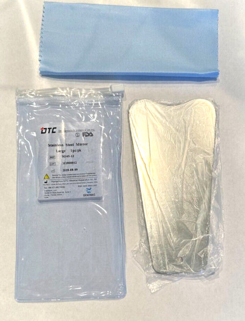 Dental Orthodontic Stainless Steel Mirror   Large (occlusion- 1)   FDA