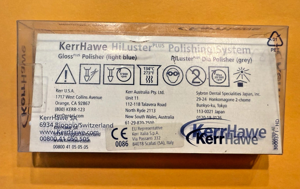 KERR Gloss PLUS Polishers 2654 DISC Blue   6pcs/box