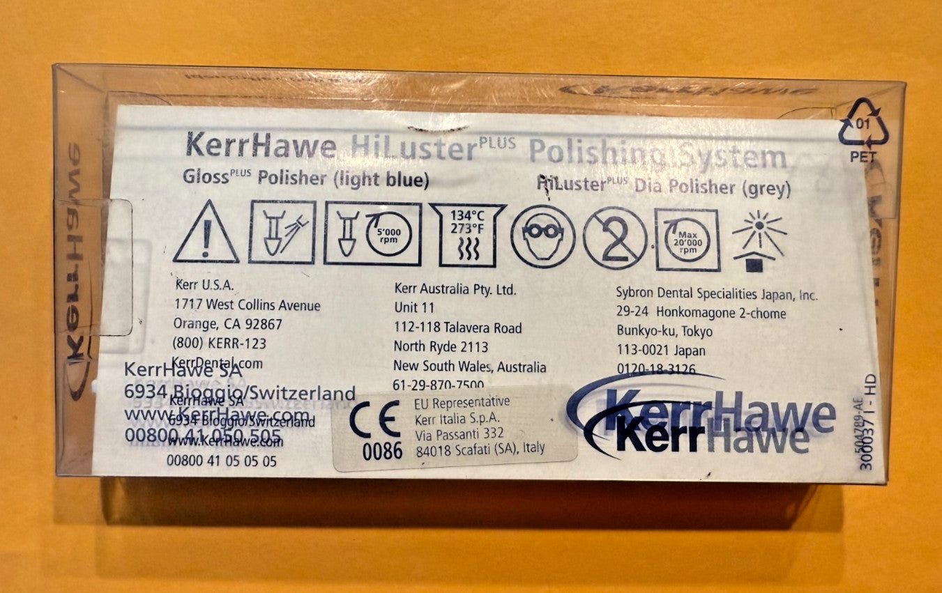KERR Gloss PLUS Polishers 2654 DISC Blue   6pcs/box